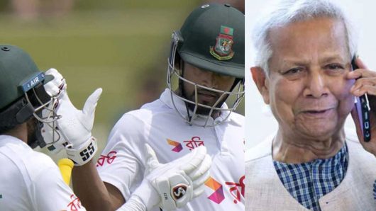 শান্তকে ফোন করে অভিনন্দন জানালেন ড. ইউনূস