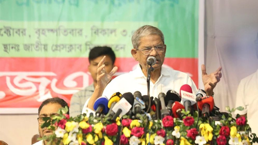 দ্রুত নির্বাচন চাওয়ার ব্যাখা দিলেন মির্জা ফখরুল