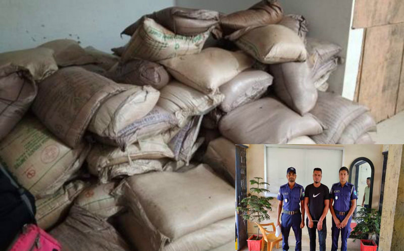 সাবেক এমপি জিল্লুর রহমানের ভাইয়ের গোডাউন থেকে ভারতীয় চিনিসহ আটক ১