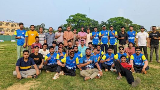 টেপ টেনিস ক্রিকেট টুর্নামেন্টে বিজয়ী নিমছায়া ক্রিকেটাস
