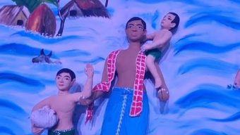 হবিগঞ্জের ৬৪৩ মন্ডপে দূর্গোৎসব শুরু, ফুটে ওঠেছে বন্যাদূর্গতদের চিত্র