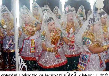 কমলগঞ্জে আজ মনিপুরি সম্প্রদায়ের সবচেয়ে বড় ধর্মীয় উৎসব মহারাসলীলা