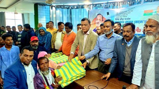 শ্রীমঙ্গলে কোকো’র মৃত্যু বার্ষিকী উপলক্ষে দোয়া মাহফিল ও শীতবস্ত্র বিতরণ