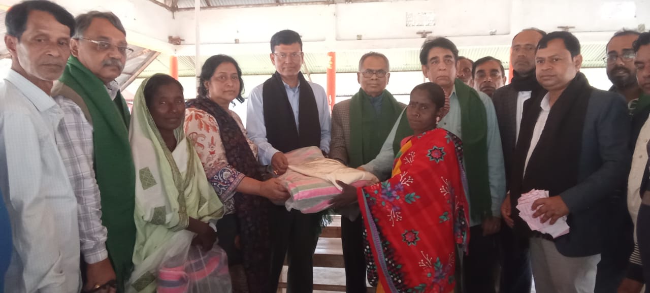 শ্রীমঙ্গলে গুলশান বনানী পূজা ফাউন্ডেশনের উদ্দ্যেগে কম্বল ও সোয়েটার বিতরণ