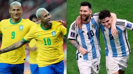 ভোরে মুখোমুখি হচ্ছে আর্জেন্টিনা-ব্রাজিল