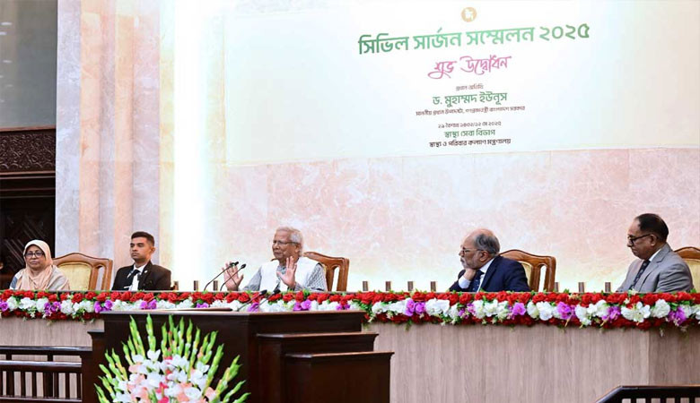 নিজের মন ঠিক করতে পারলে স্বাস্থ্য সেবা ২৫ শতাংশ উন্নতি হয়ে যাবে: প্রধান উপদেষ্টা