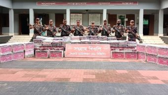 সিলেট সীমান্তে ১ কোটি ২৭ লক্ষ টাকার চোরাইমাল জব্দ