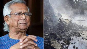বিমান বিধ্বস্তে হতাহতের ঘটনায় প্রধান উপদেষ্টার শোক প্রকাশ