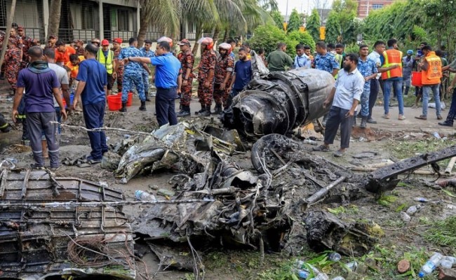 উত্তরায় বিমান বিধ্বস্ত, নিহতের সংখ্যা বেড়ে ২০