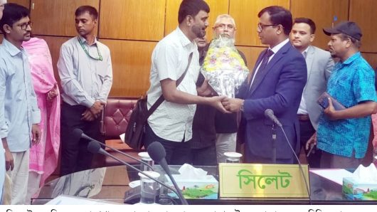 সিলেটের নবনিযুক্ত জেলা প্রশাসকের সাথে গ্রীণ ডিসএ্যাবল্ড ফাউন্ডেশনের সৌজন্য সাক্ষাত-মতবিনিময়