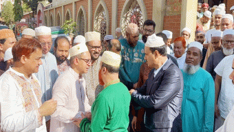 গণসংযোগের মধ্য দিয়ে নির্বাচনী প্রচারণা শুরু করলেন ধানের শীষ প্রার্থী মুক্তাদির