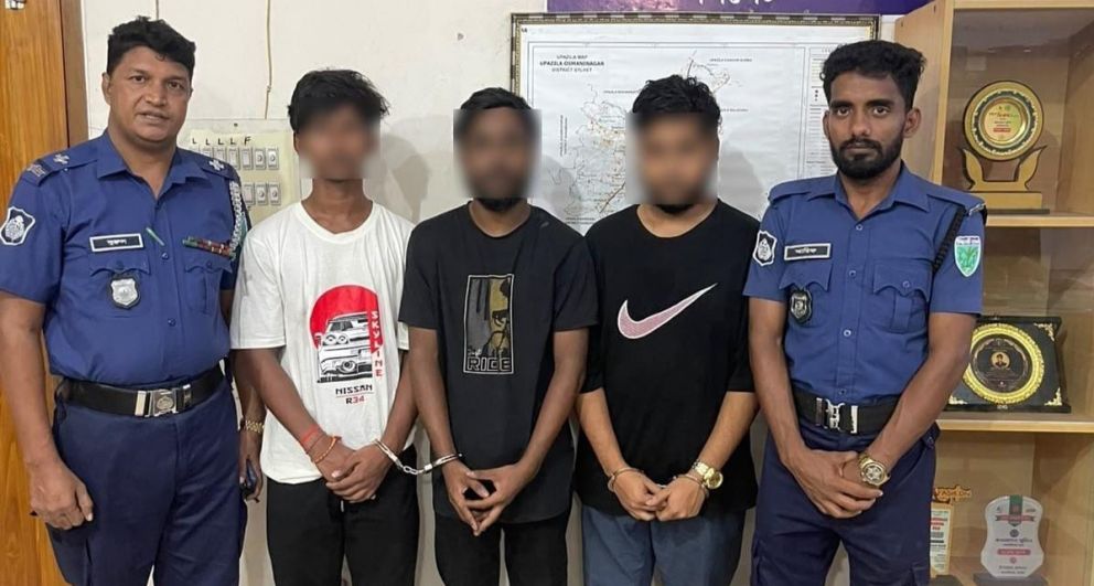 ওসমানীনগরে মশাল মিছিলের প্রস্তুতিকালে আটক ৩