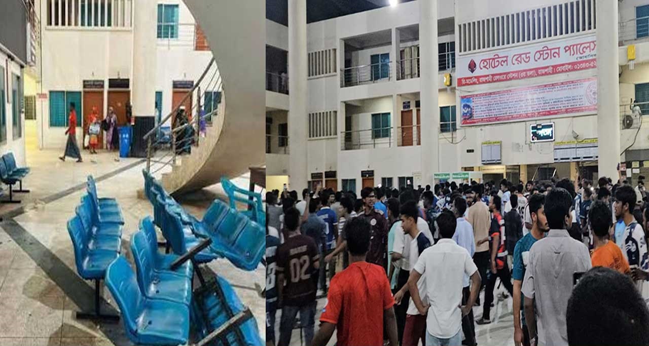 রাজশাহী রেলওয়ে স্টেশনে কয়েক দফায় ভাঙচুর, আরএনবি ৪ সদস্য সাময়িক বরখাস্ত