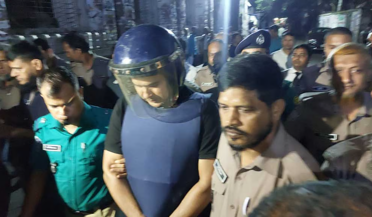 ওসি মো. রাকিবুল হাসানের বিরুদ্ধে রাষ্ট্রদ্রোহ মামলায় ৫ দিনের রিমান্ড